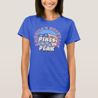 Camiseta A montanha de América máxima dos piques