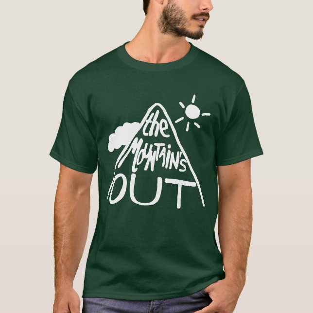 Camiseta A montanha saiu - Escolha sua cor! (Frente)