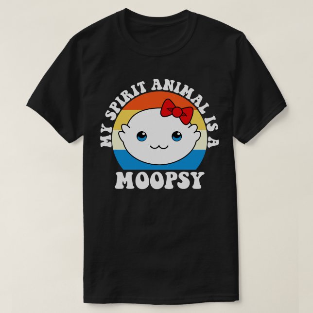 Camiseta A Moopsy É O Meu Animal Espirituoso (Frente do Design)