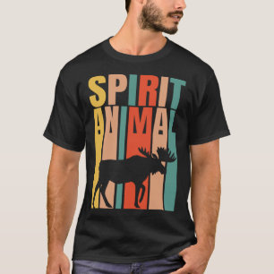 Camiseta A Moose É O Meu Retro De Animais Espirituosos