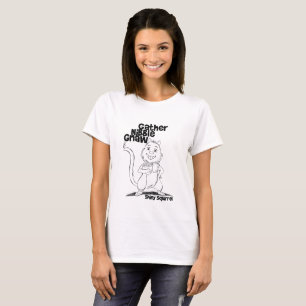 Camiseta A mordidela do recolhimento rmói para mulheres