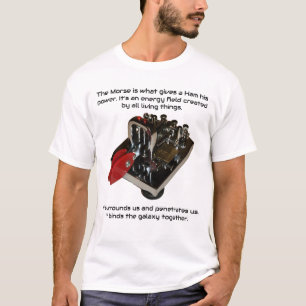 Camiseta A Morse é o que dá a um homem seu poder (Iâmbico)