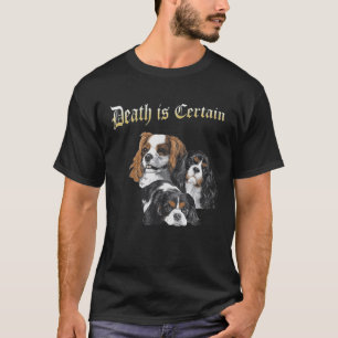 Camiseta A Morte É Certamente Engraçada Rei Cavaleiro Charl