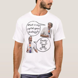 Camiseta A morte é minha estratégia de ganhos de capital