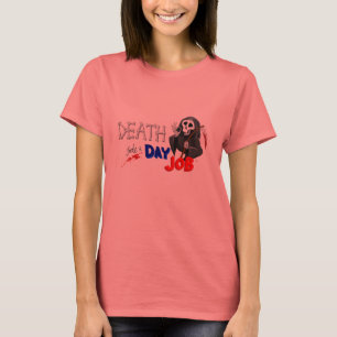 Camiseta A morte encontra um t-shirt original dos desenhos