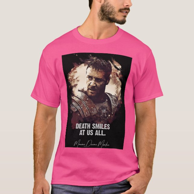 Camiseta A Morte Sorri Para Todos Nós - Máximo (Frente)