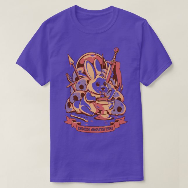 Camiseta A morte te espera (Frente do Design)