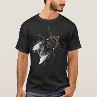 Camiseta A mosca-da-casa ou Insetos de mosca-da-casa que vo