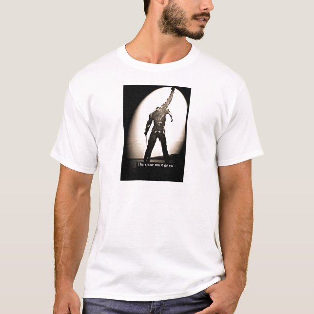 Camiseta A mostra deve ir sobre (Frente)