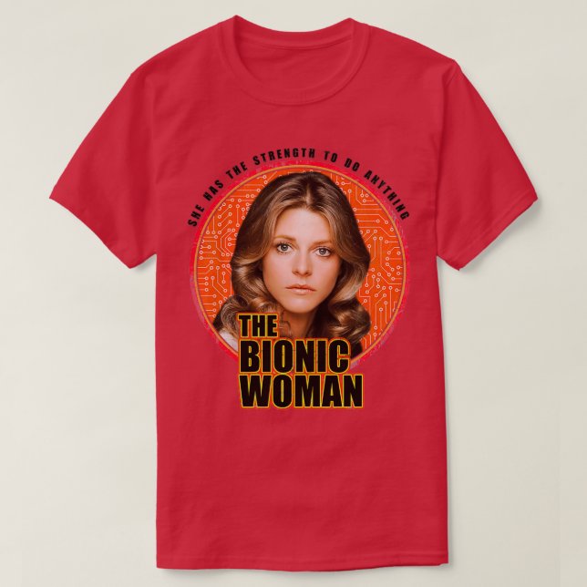 Camiseta A Mulher Bionic 2 (Frente do Design)