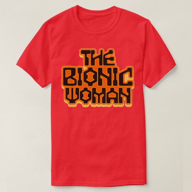 Camiseta A Mulher Bionica (Frente do Design)