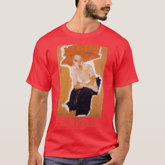 Camiseta A Mulher Escorregada 1910 por Egon Schiele