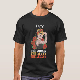 Camiseta A mulher mito a lenda Ivy