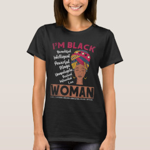 Camiseta A Mulher Negra Melanin Educou Histor Negra Orgulho