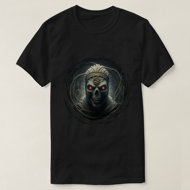 Camiseta A múmia (Frente do Design)