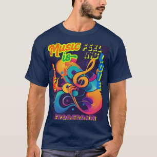 Camiseta A música