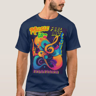 Camiseta A música