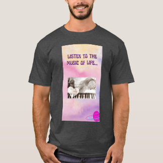 Camiseta A música da garota da vida