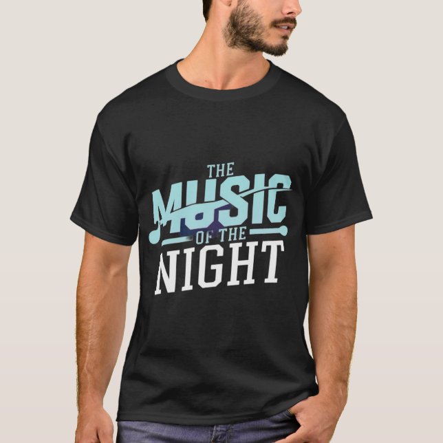 Camiseta A Música da Noite (Frente)