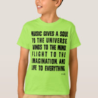 A música dá uma alma ao universo