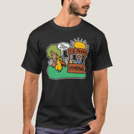 Camiseta A Música Do Pato Tem Alguma Limonada De Uva Engraç