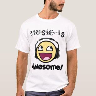 Camiseta A música é a luz dos homens impressionantes)