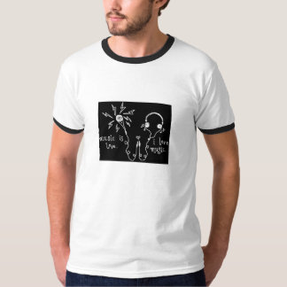 Camiseta A música é amor