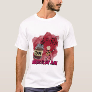Camiseta A Música É Minha Púrpura
