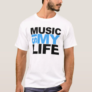 Camiseta A música é minha vida