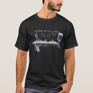 CAMISETA A MÚSICA É MINHA VIDA
