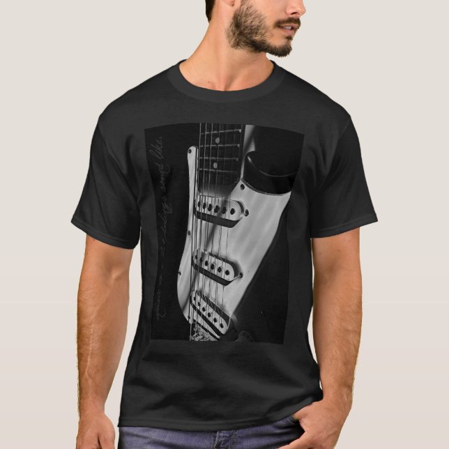 Camiseta a música é o que os sentimentos soam como T (Frente)
