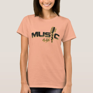 Camiseta A música é vida