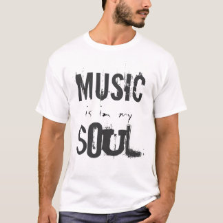 Camiseta A MÚSICA está em meu t-shirt da ALMA