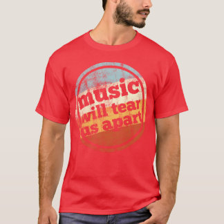 Camiseta A Música Nos Separará rapaz