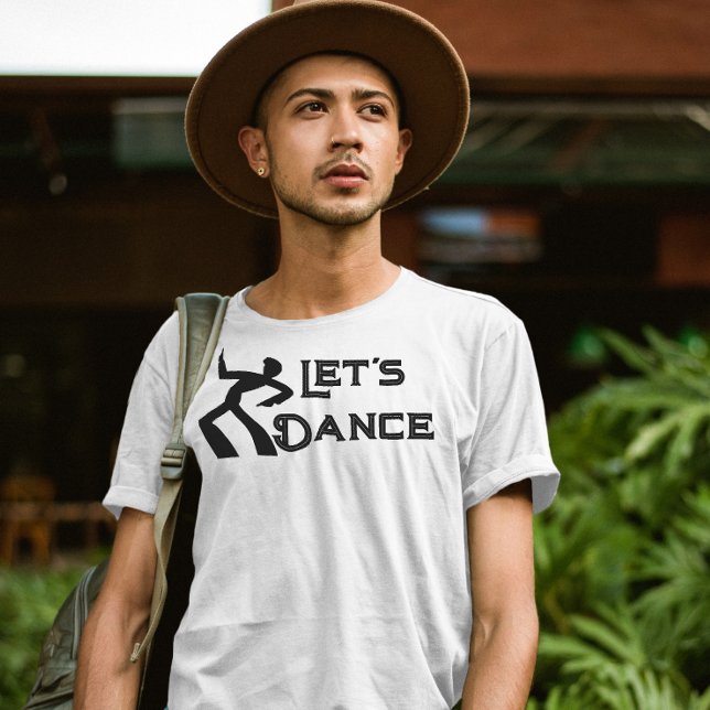 Camiseta A música retrô Disco nos anos 70 vivia dança de Va (Criador carregado)