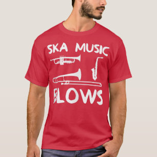 Camiseta A Música Ska Engraçada Explode O Presente Da Piada