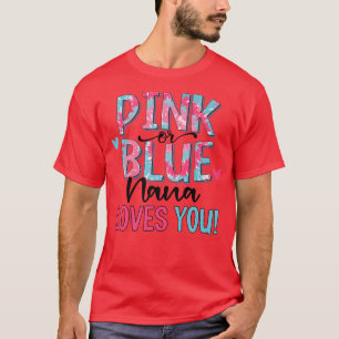 Camiseta A Nana Rosa Ou Azul Ama-Te A Pintar O Sexo Do Bebê