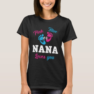 Camiseta A Nana Rosa Ou Azul Te Ama Um Menino De Revolução 