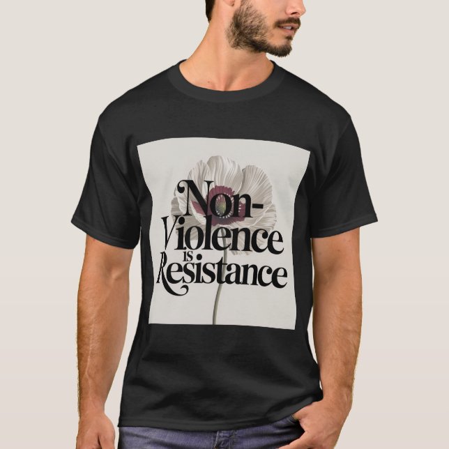 Camiseta A Não-Violência É Resistência (Frente)