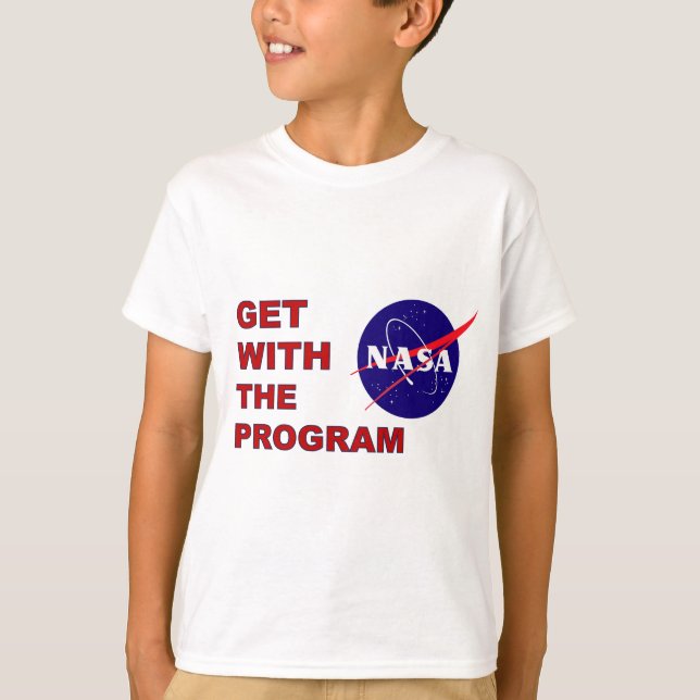 Camiseta A NASA obtem com o programa (Frente)