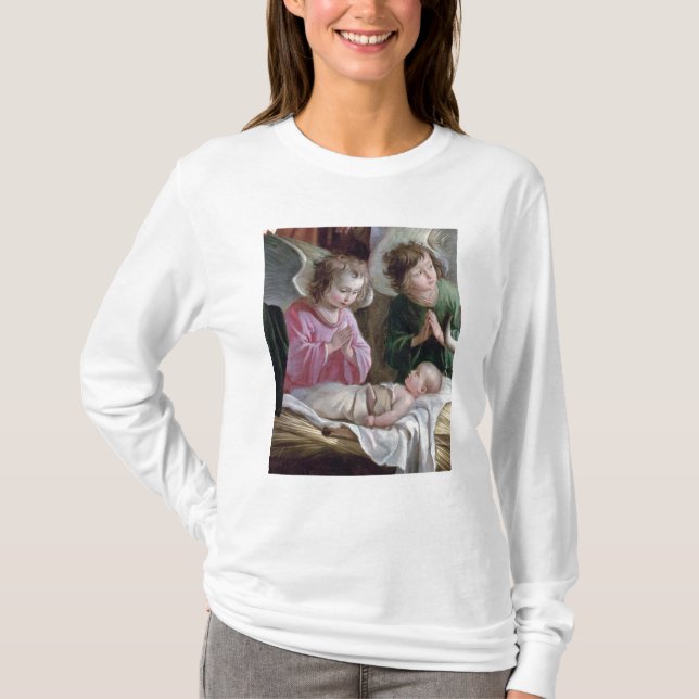 Camiseta A natividade, do altar de Buxtehude, 1400-10 (Frente)