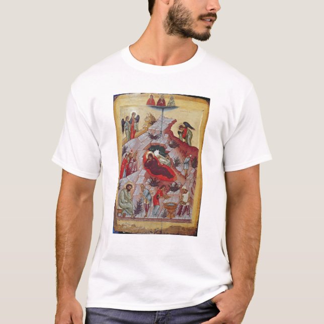 Camiseta A natividade, ícone do russo, século XVI (Frente)