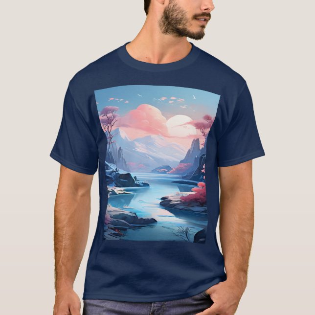 Camiseta a natureza (Frente)