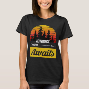 Camiseta A Natureza Do Explorador De Caminho De Retro Tem U