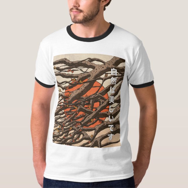 Camiseta A Natureza É Bonita (Frente)