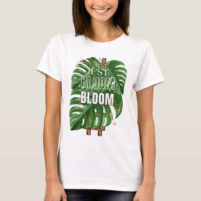 Camiseta "A natureza está sempre comigo" t-shirt (Frente)