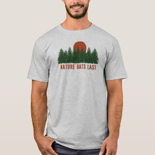 Camiseta A Natureza Rebate por Último Árvores
