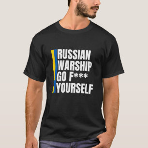 Camiseta A nave de guerra russa se torna essencial