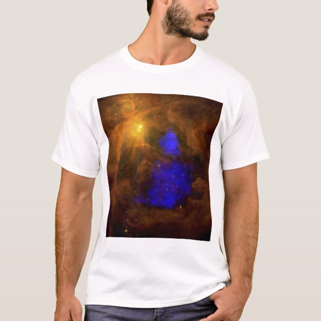 Camiseta A nebulosa de Órion no infravermelho (Frente)
