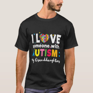 Camiseta A neta I ama a consciência especial do autismo